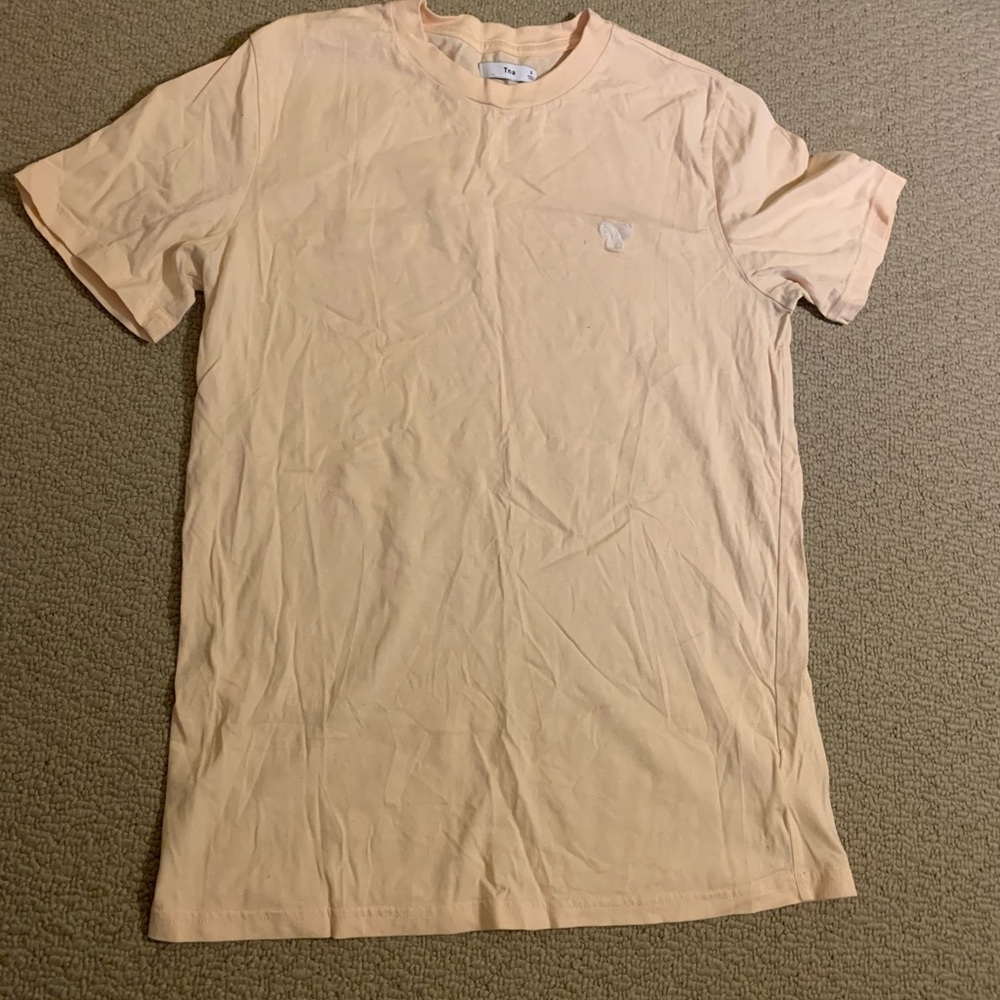 Aritzia light peach coloured tee